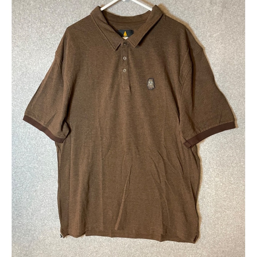Star Wars Chewbacca Polo Shirt Mens‎ 2XL Robe Factory Cotton Chewie